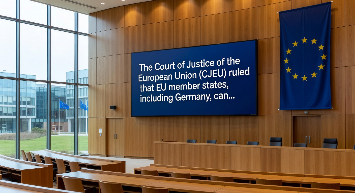 Symbolbild eines Online-Slot-Automaten auf einem Smartphone-Bildschirm mit deutscher Flagge im Hintergrund, illustriert grenzüberschreitende Glücksspielangebote und Regulierungsherausforderungen