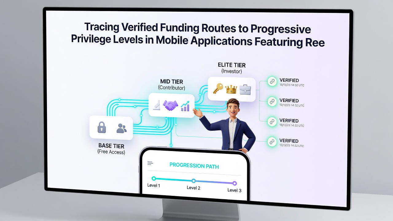 Darstellung von Transaktionsflüssen und Privileg-Upgrades in mobilen Casino-Apps